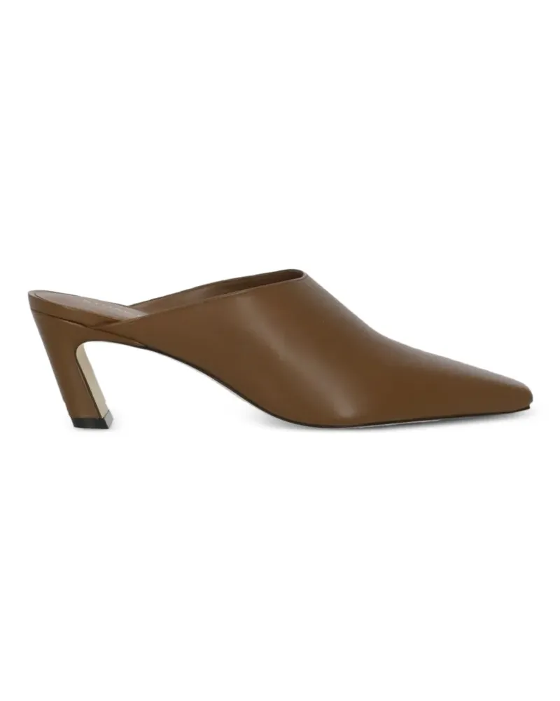 Stuart Weitzman Stassi Mules mit spitzer Kappe - Braun Braun