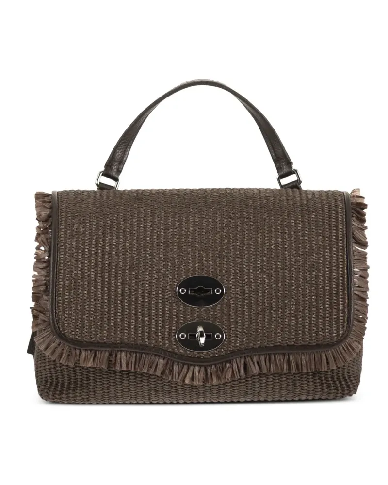 Zanellato Kleiner Postina Vimini Tote Bag mit ausgefranstem Detail - Braun Braun