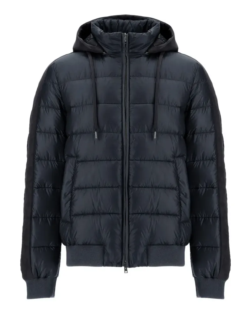 Herno hood padded jacket - Blau Blau