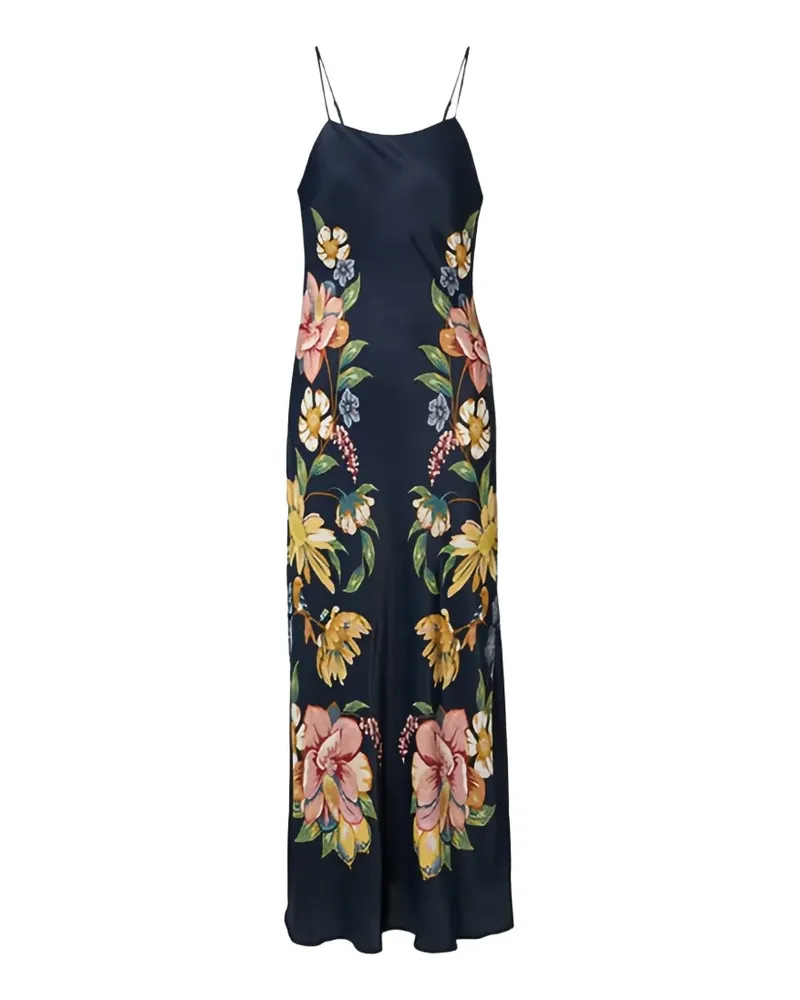 FARM Rio floral maxi dress - Blau Blau
