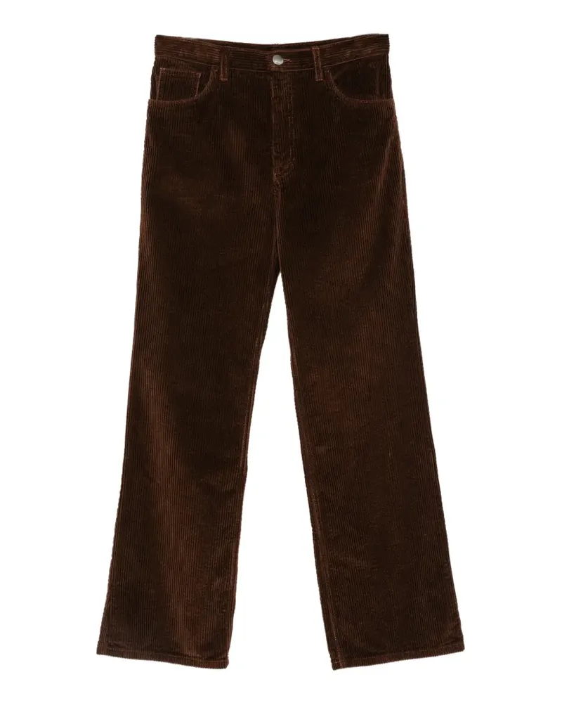 Marni Straight-Leg-Hose aus Cord - Braun Braun