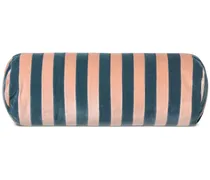 Bolster Stripe Kissen aus Samt (20cm x 60cm) - Rosa