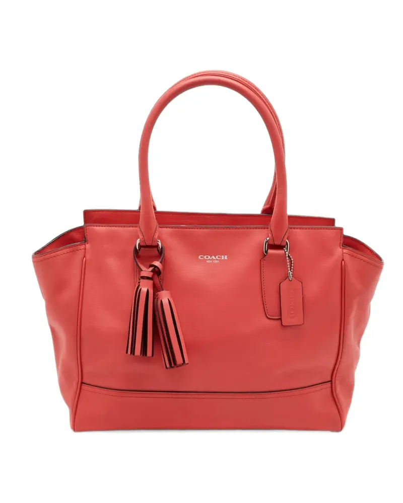 Coach Legacy Haley tassel tote bag - Rot Rot