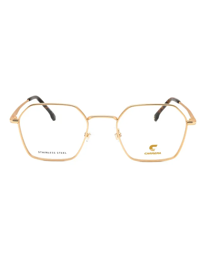 Carrera geometric-frame glasses - Gold Gold