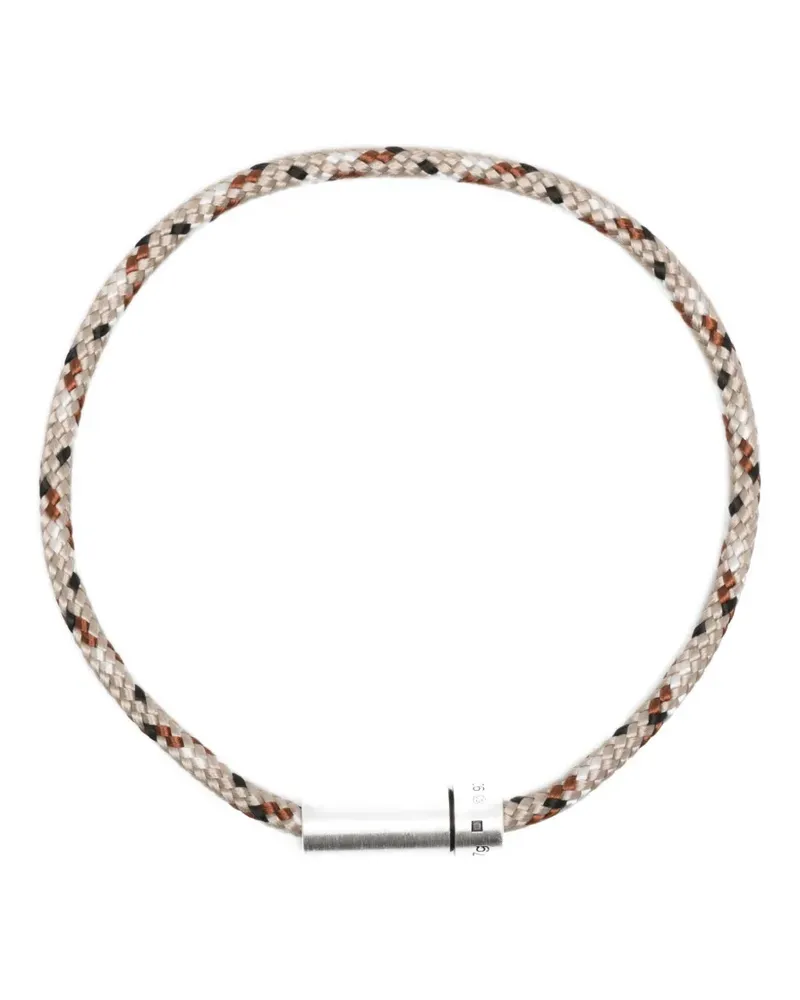 Le Gramme Nato cable bracelet - Silber Silber