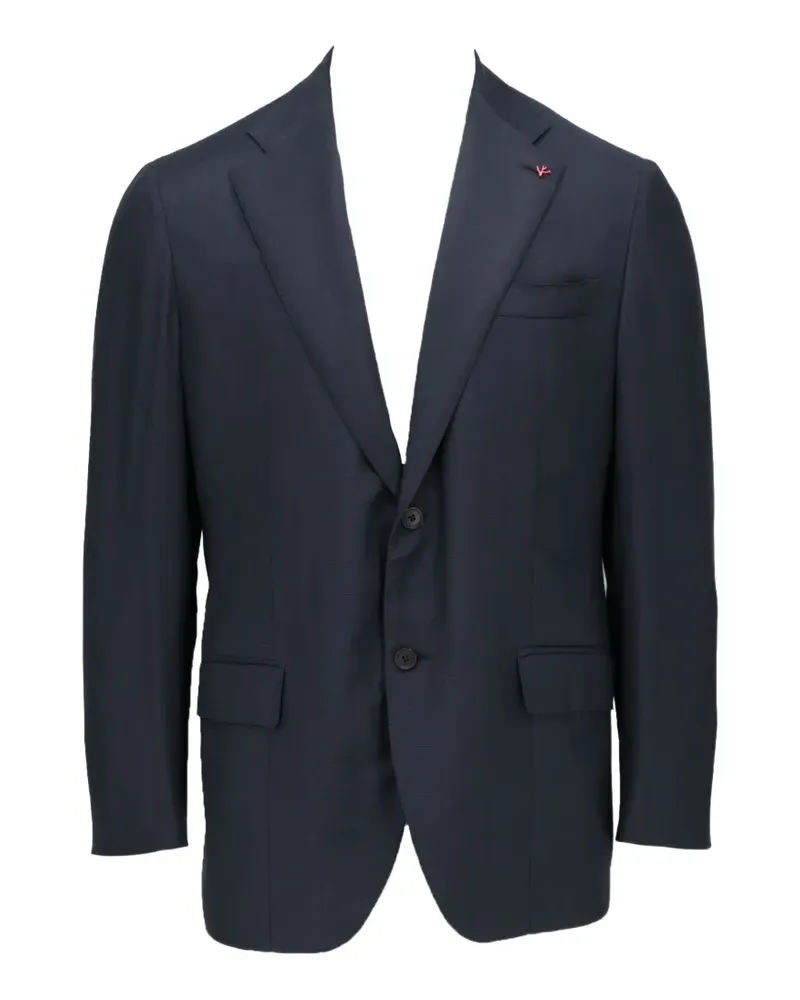 Isaia single-breasted blazer - Blau Blau