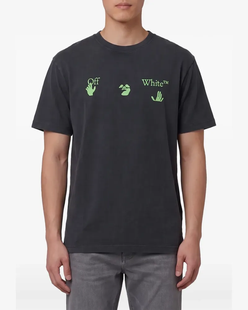 OFF-WHITE Bacco Arrow graphic-print T-shirt - Schwarz Schwarz