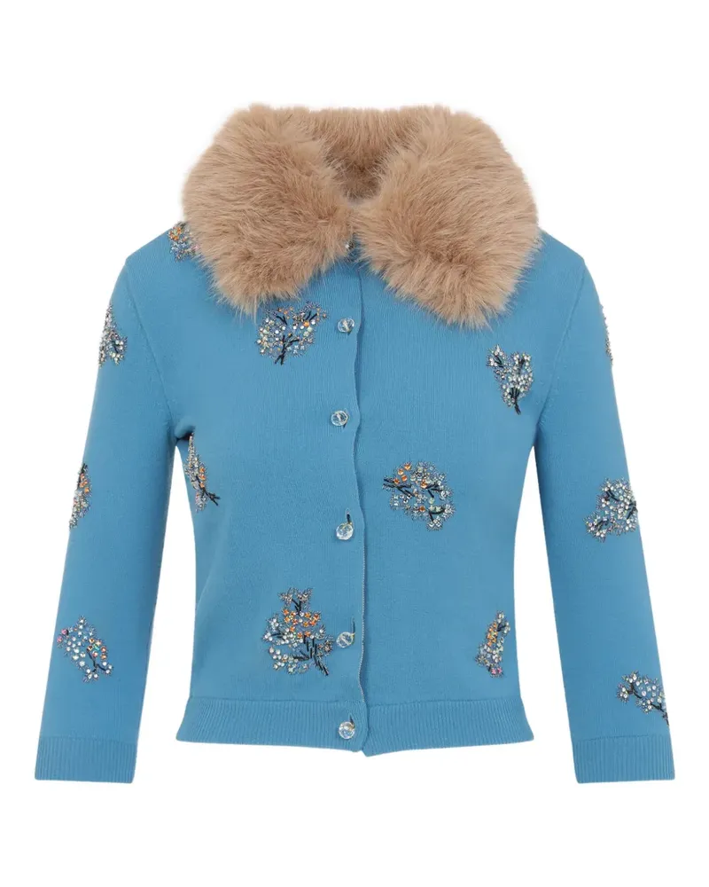 Valentino Garavani Cardigan mit Stickerei - Blau Blau