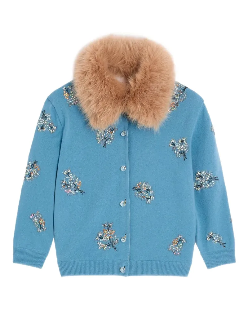 Valentino Garavani Cardigan mit Stickerei - Blau Blau