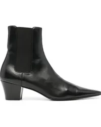 Saint Laurent Rainer Stiefel 70mm Schwarz