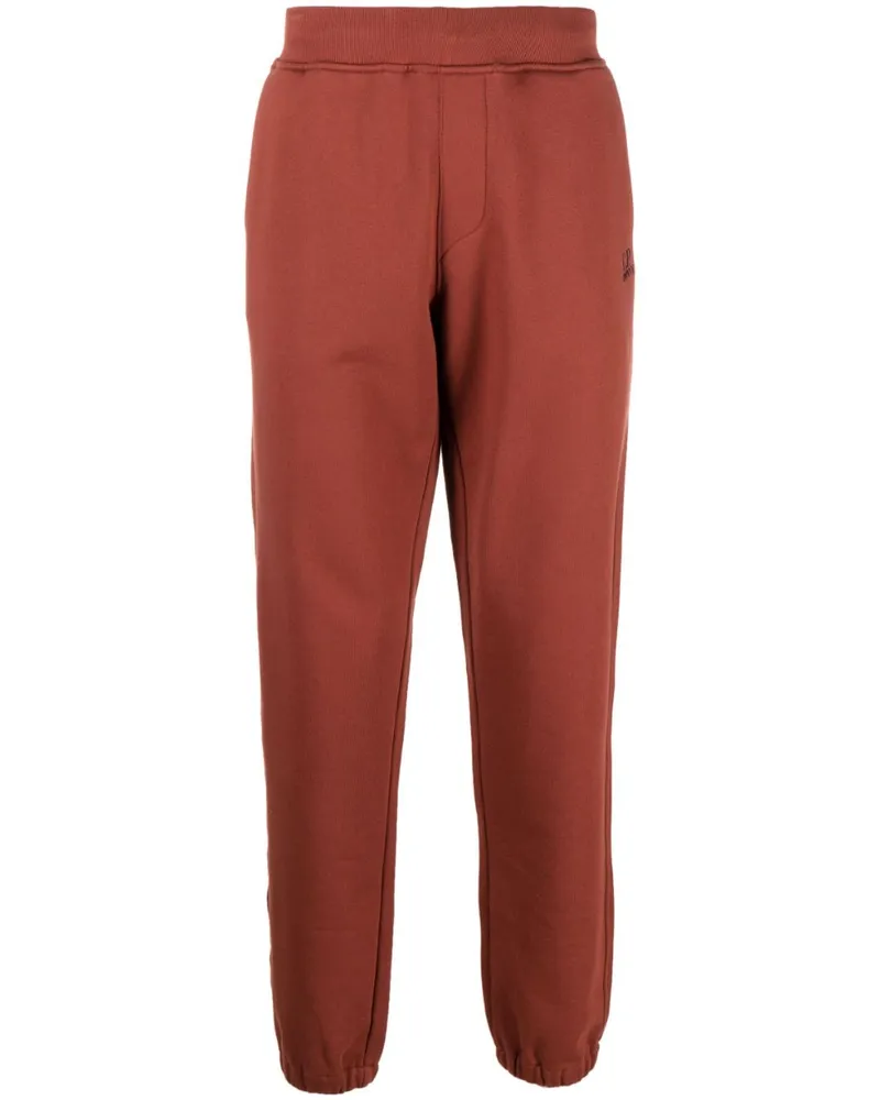 C.P. Company Jogginghose mit Logo-Stickerei - Orange Orange