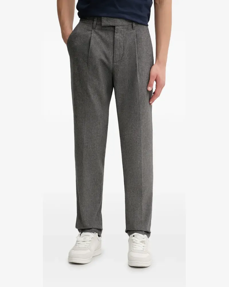 Marc O'Polo Bundfaltenhose mit Gürtel - Grau Grau