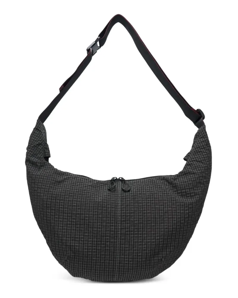 Comme des Garçons grid-pattern shoulder bag - Schwarz Schwarz