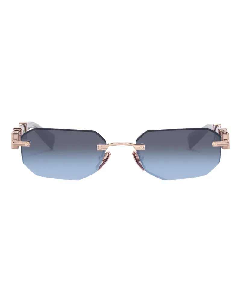 Balmain Arcade geometric-frame sunglasses - Rosa Rosa