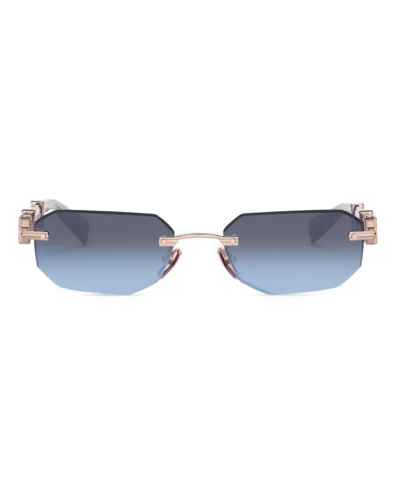 Balmain Arcade geometric-frame sunglasses - Rosa Rosa