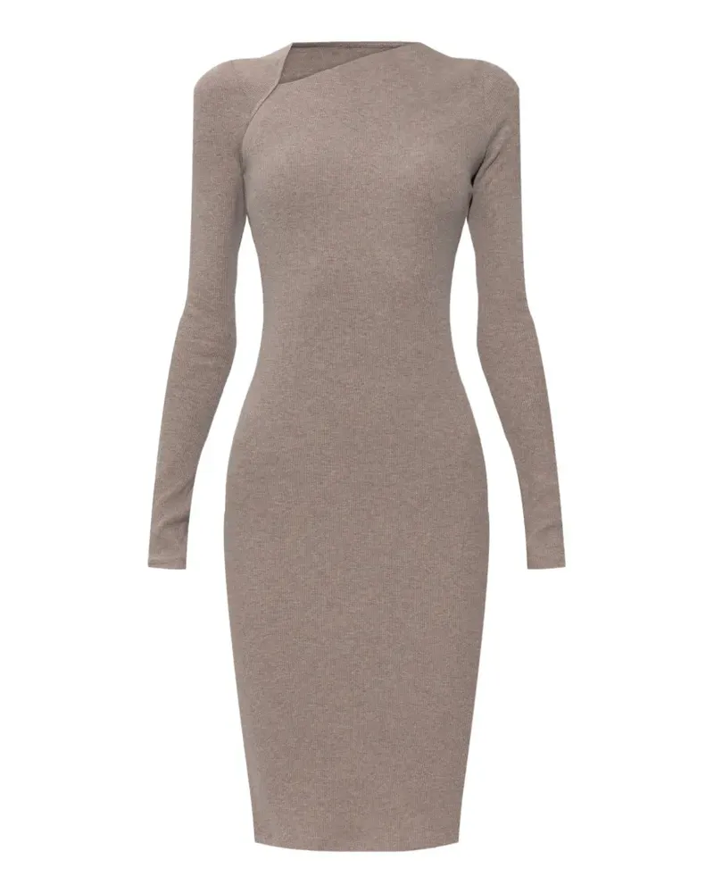 Maison Margiela Asymmetrisches Strickkleid - Nude Nude