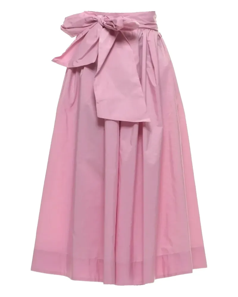 AKEP Midirock mit Schleife - Rosa Rosa