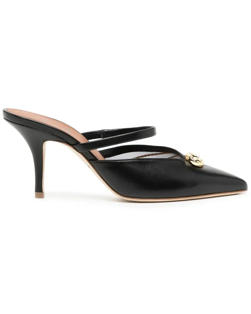 Malone Souliers Pumps mit Logo-Schild 70mm - Schwarz Schwarz