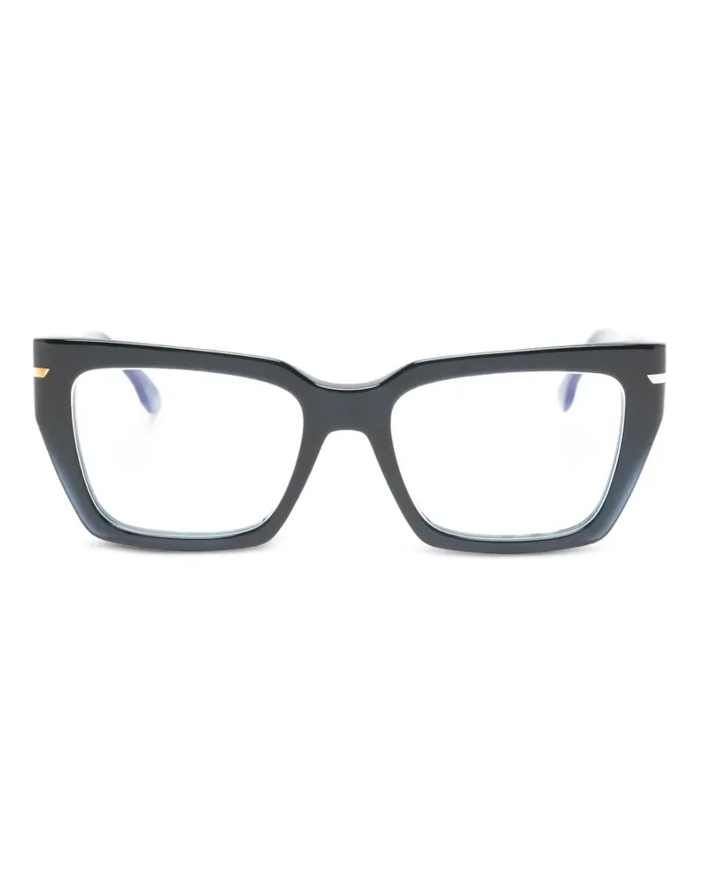 Victoria Beckham Brille mit eckigem Gestell - Blau Blau