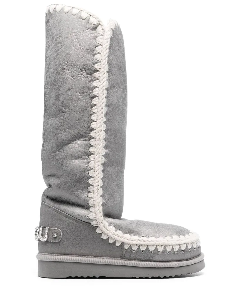 Mou Kniehohe Eskimo Stiefel - Grau Grau