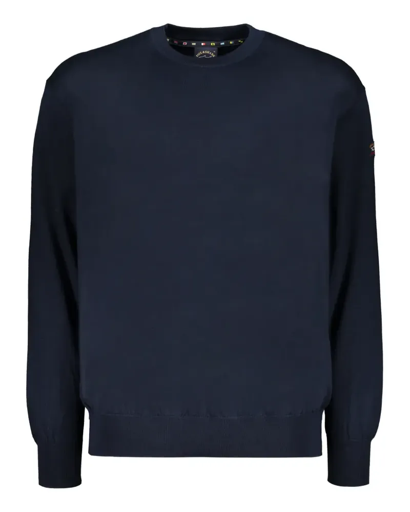 Paul & Shark long-sleeve round-neck sweater - Blau Blau
