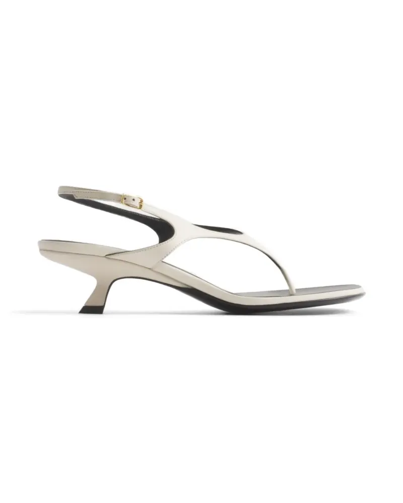 Thierry Mugler thong-strap slingback sandals - Weiß Weiß