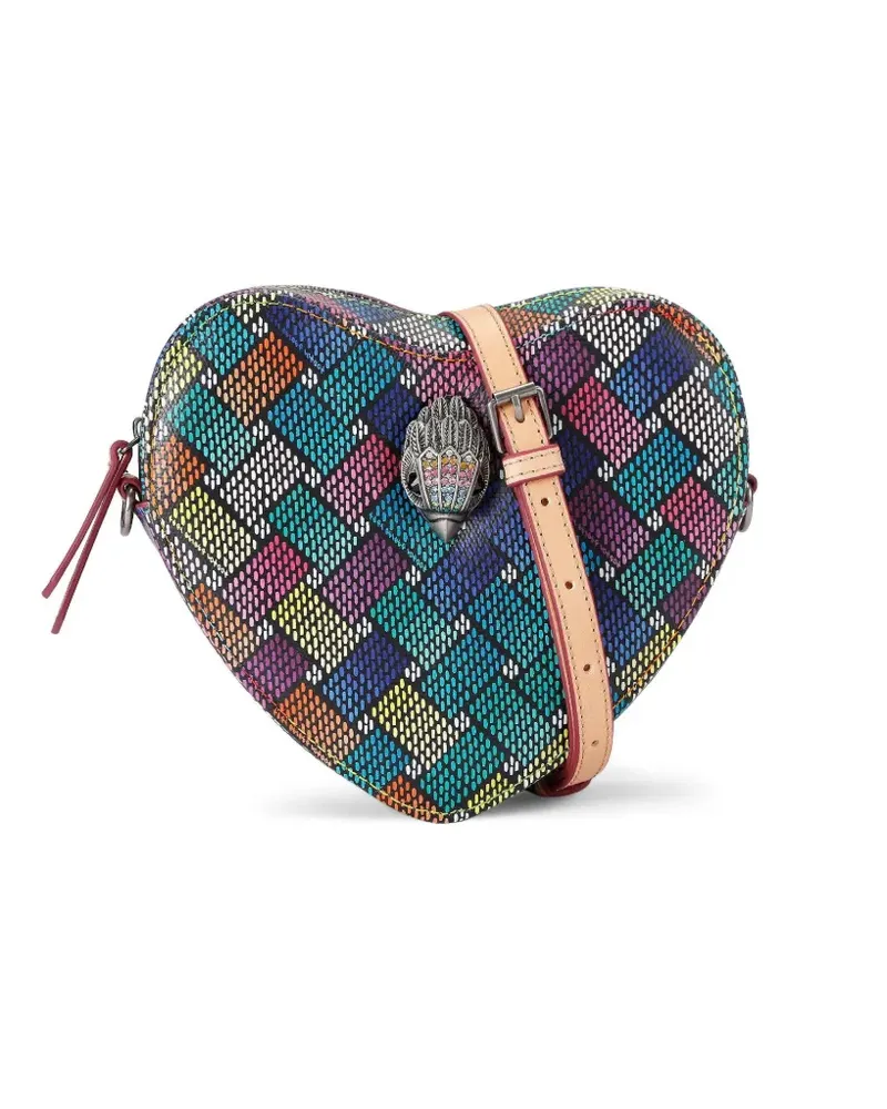 Kurt Geiger Camden Heart Umhängetasche - Rosa Rosa