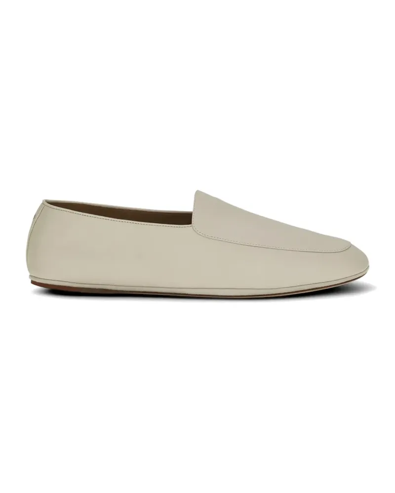 Loro Piana Anton leather loafers - Nude Nude