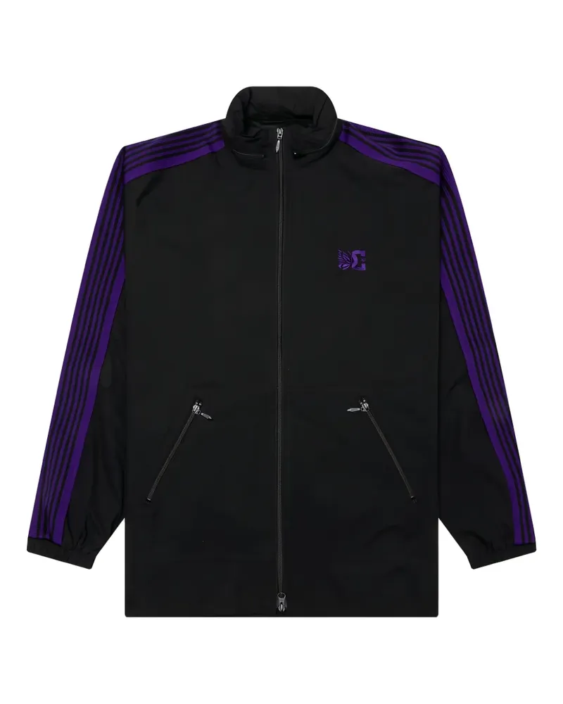 NEEDLES x DC Shoes Sportjacke mit Streifendetail - Schwarz Schwarz