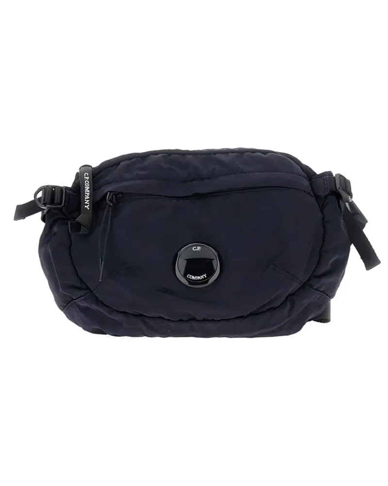 C.P. Company Gürteltasche mit Linsen-Detail - Blau Blau