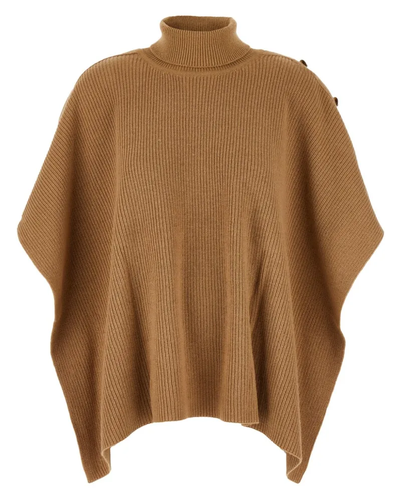 HUGO BOSS Gestricktes Cape - Braun Braun
