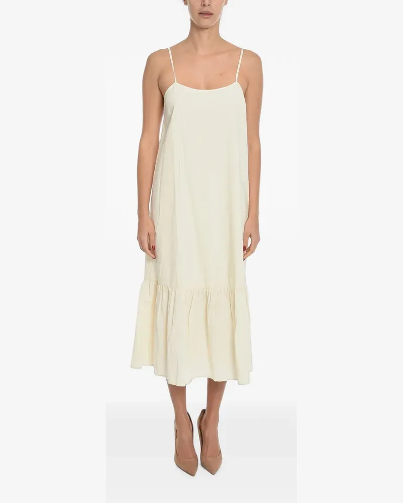 Samsøe & Samsøe Sarasa ruffled midi dress - Nude Nude