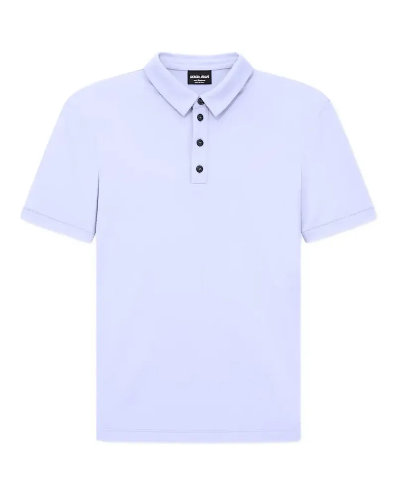 Giorgio Armani Poloshirt aus Kaschmir - Violett Violett