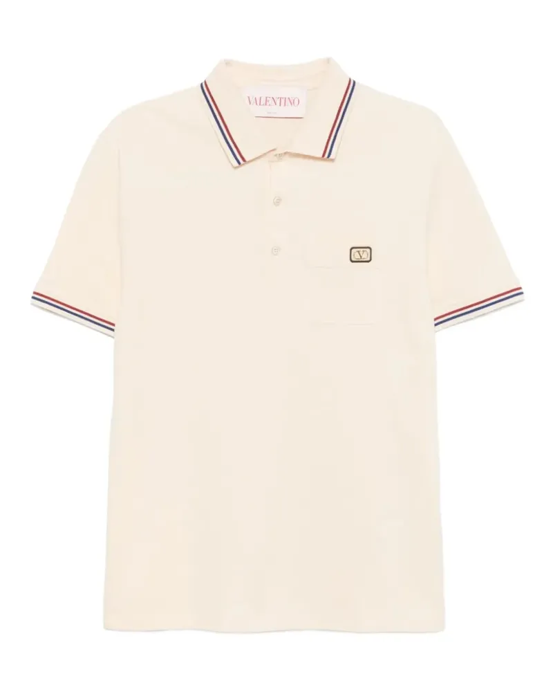 Valentino Garavani Vlogo Signature Poloshirt - Nude Nude