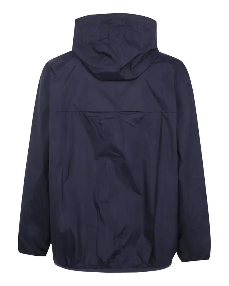Comme des Garçons x K-way heart-patch zip-up jacket - Blau Blau