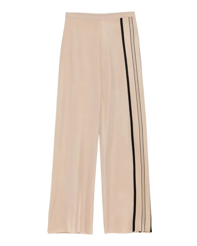 Ferragamo Palazzohose mit Streifen - Nude Nude