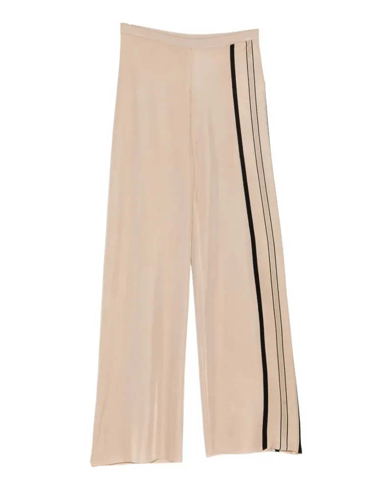 Ferragamo Palazzohose mit Streifen - Nude Nude