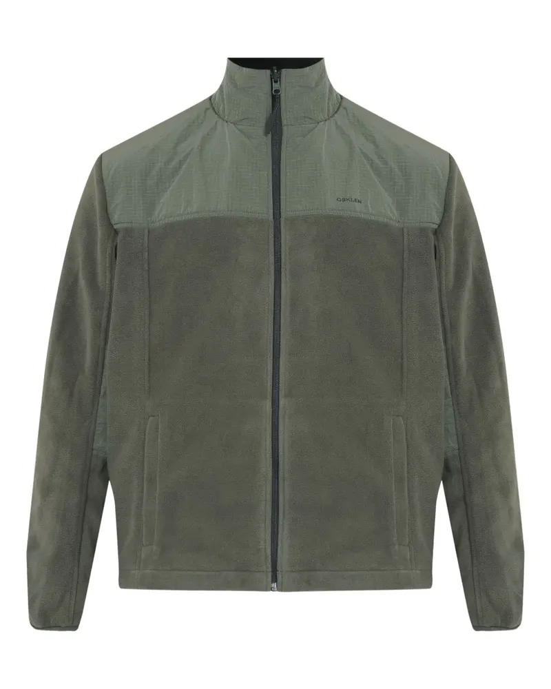 Osklen Fleecejacke mit Einsätzen - Grün Grün