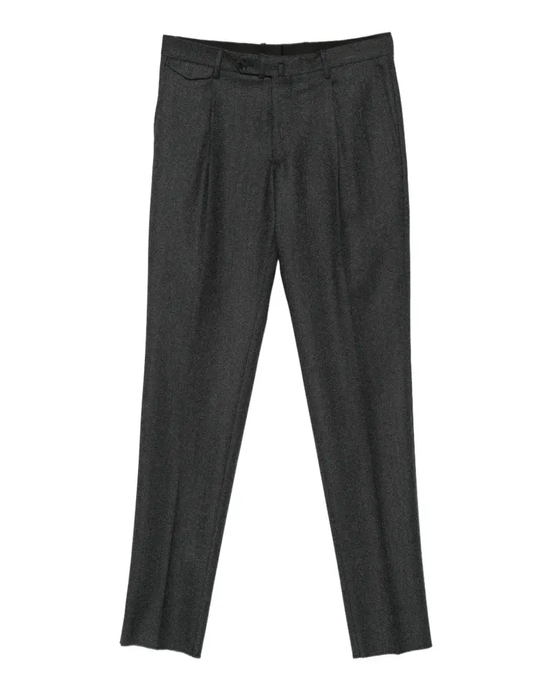Tagliatore Melton-Hose mit Falten - Grau Grau