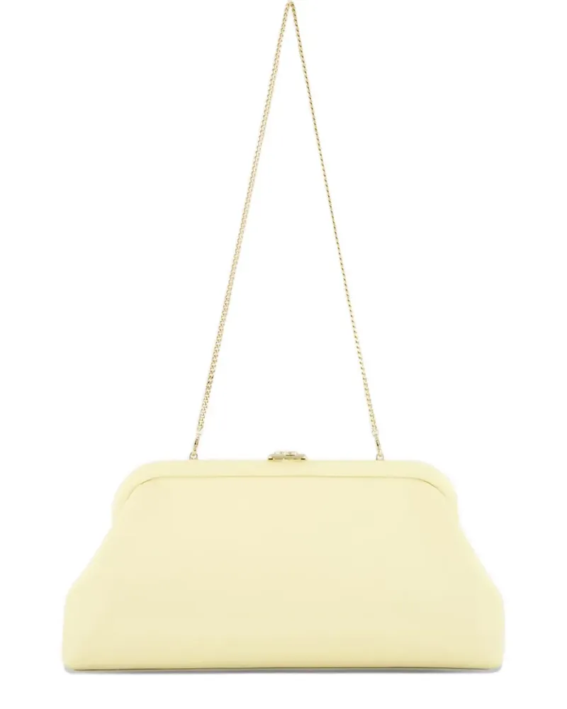 Jimmy Choo Mini Skylar Clutch mit Schulterkette - Gelb Gelb