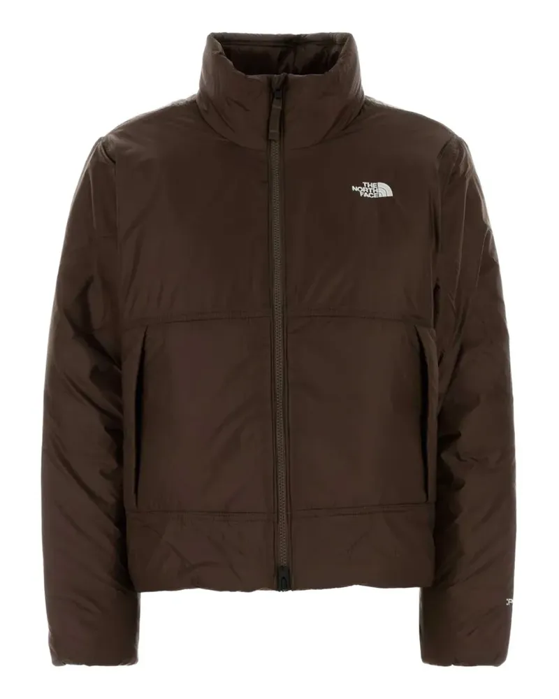 The North Face padded logo-print jacket - Braun Braun