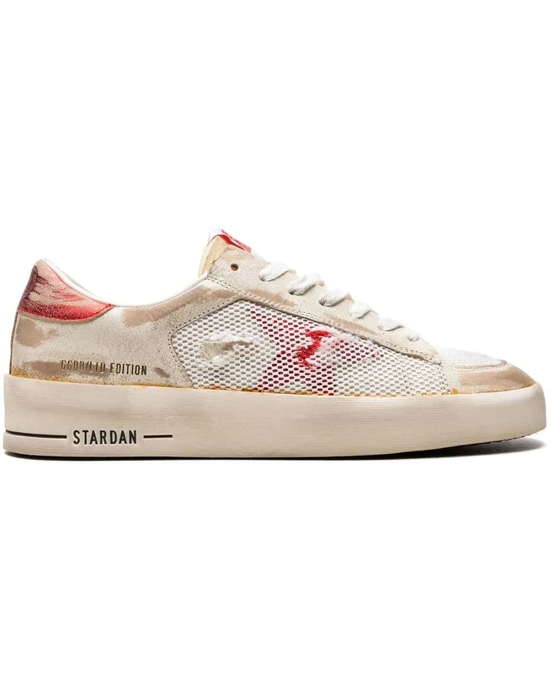 Golden Goose Stardan "White/Red" Sneakers - Weiß Weiß