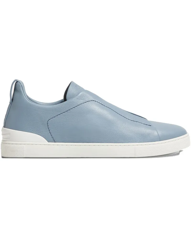 Ermenegildo Zegna Sneakers aus Leder - Blau Blau