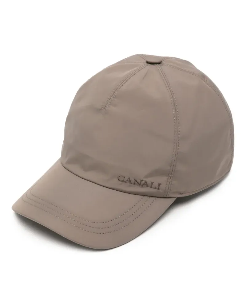 Canali logo-embroidered baseball cap - Braun Braun