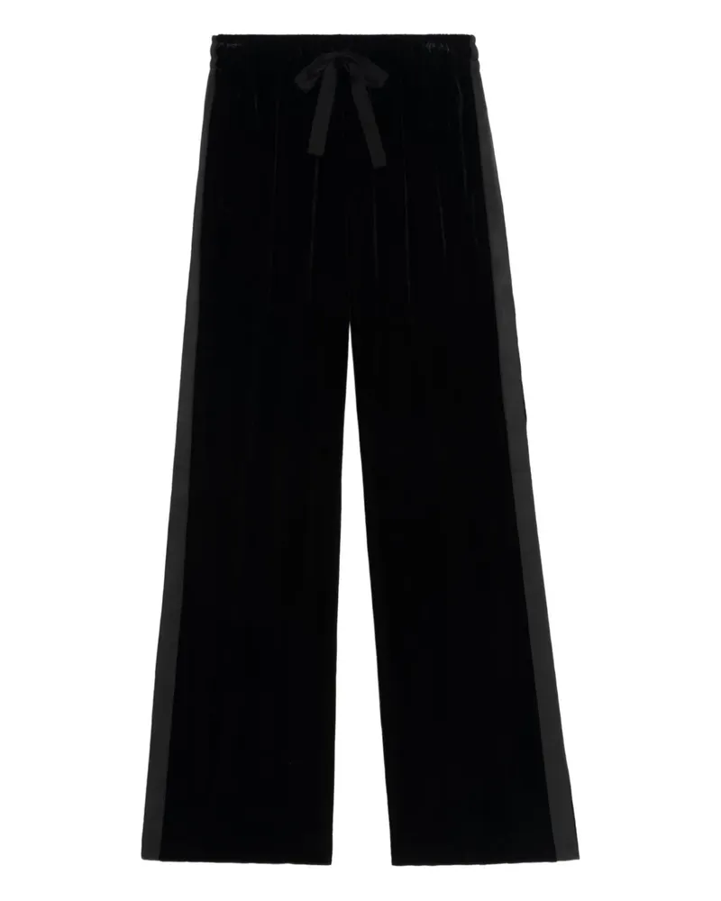 Zadig & Voltaire Poma Hose mit seitlichen Streifen - Schwarz Schwarz