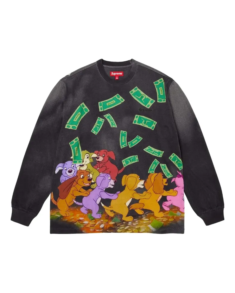 Supreme Being All Dogs Go to Heaven T-Shirt - Grau Grau