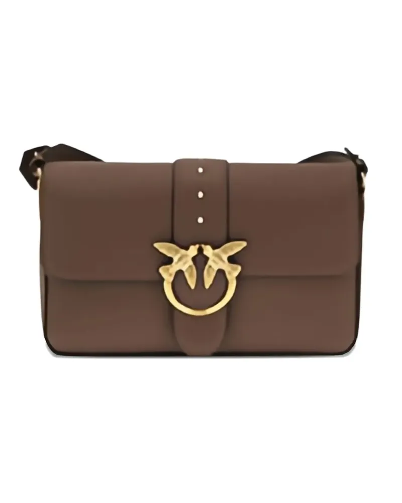 Pinko Love Schultertasche - Braun Braun
