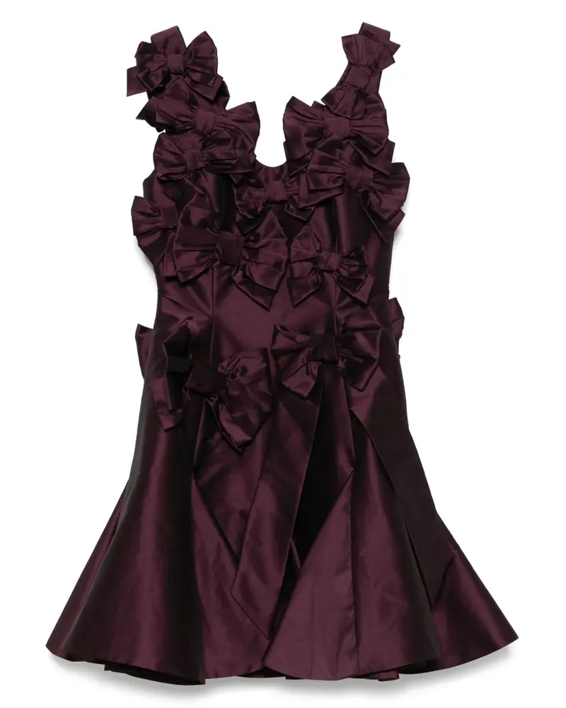 Viktor & Rolf Minikleid mit Schleife - Violett Violett