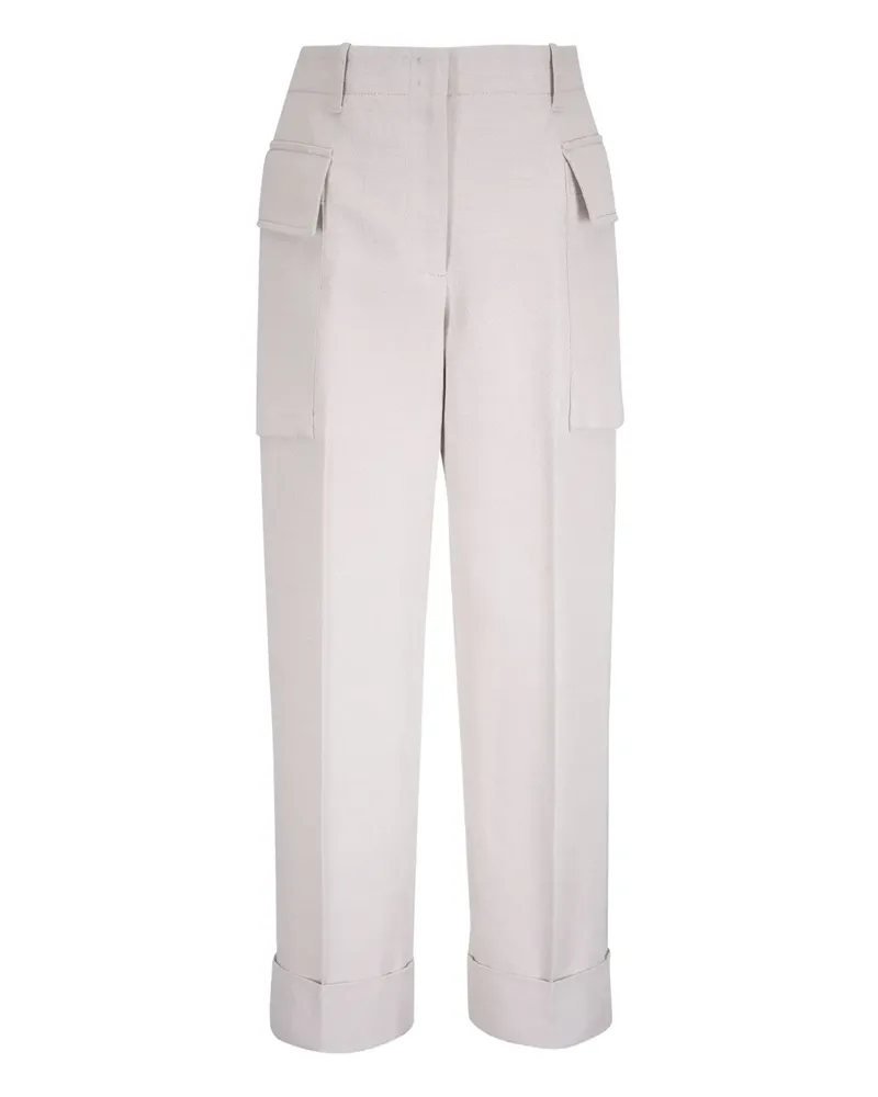 Akris Hose mit geradem Bein - Grau Grau