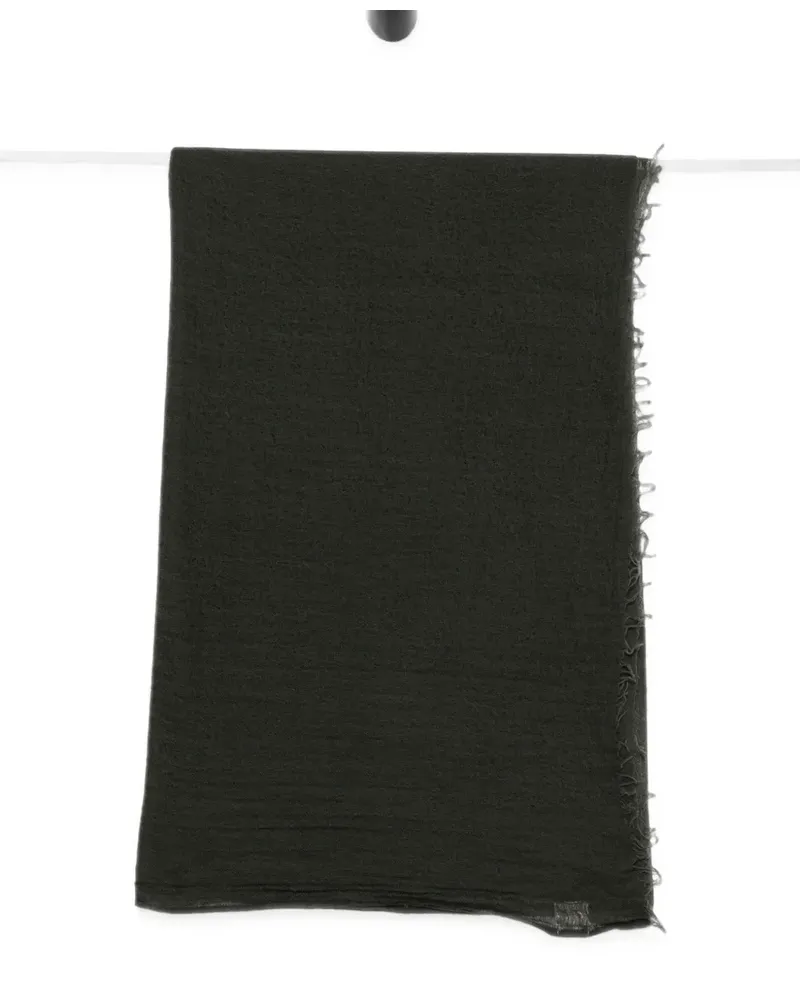Destin frayed-detail scarf - Grün Grün